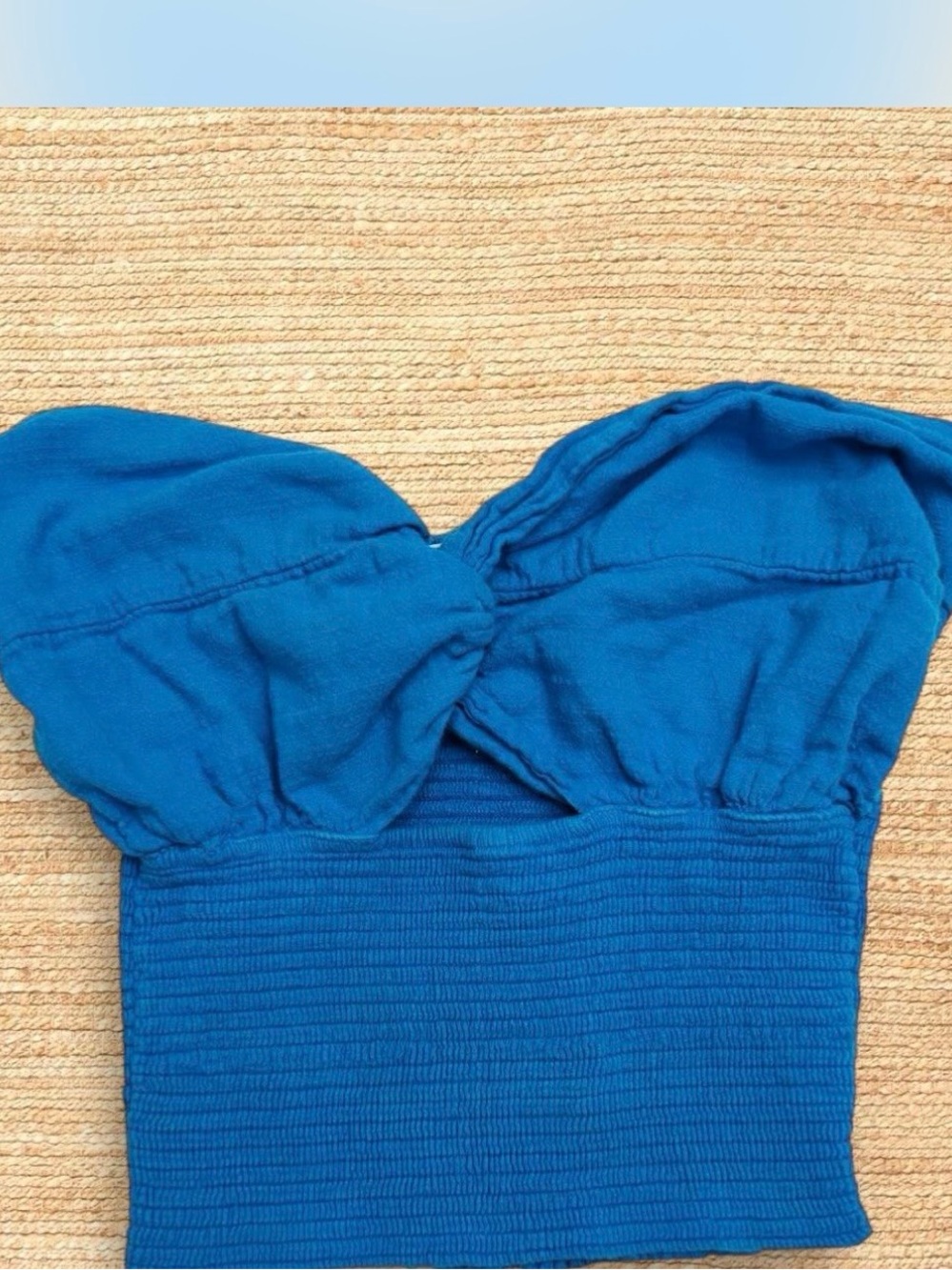 Blanco By Nature Strapless Tube Top in Royal Blue Size L